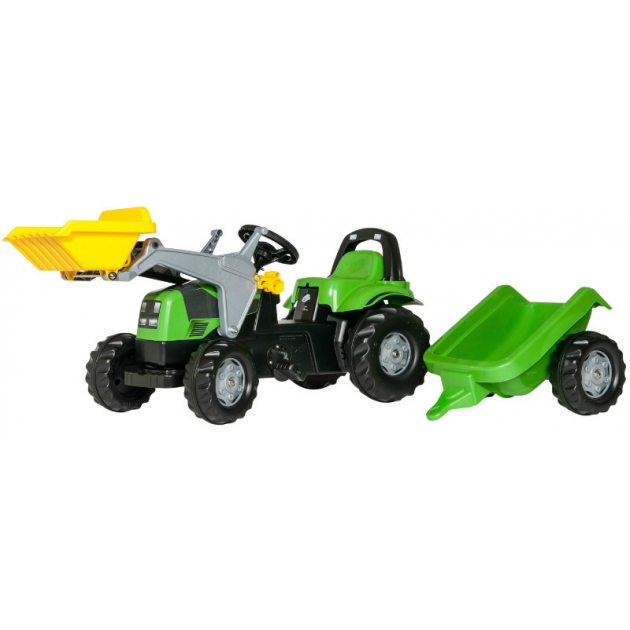 Детский педальный трактор Rolly Toys Kid Deutz 23196